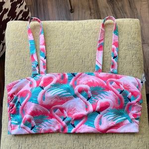 Old navy BNWT flamingo two piece bathing suit size XL🦩🦩🦩
